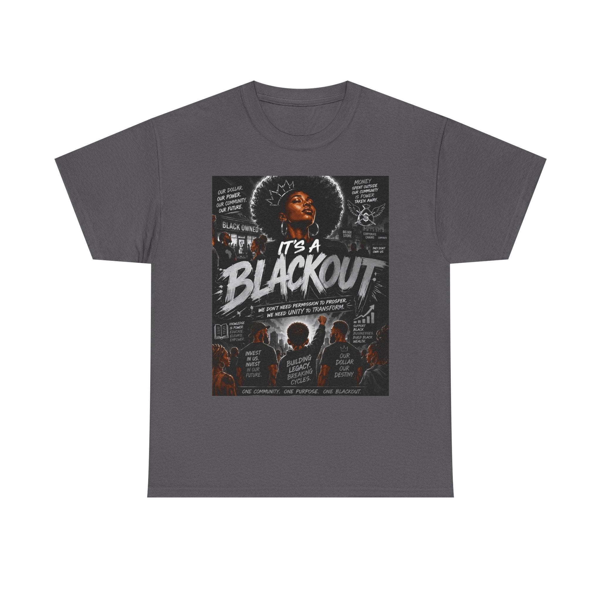 Blackout Protest T-Shirt — "It's a Blackout" Social Justice Tee