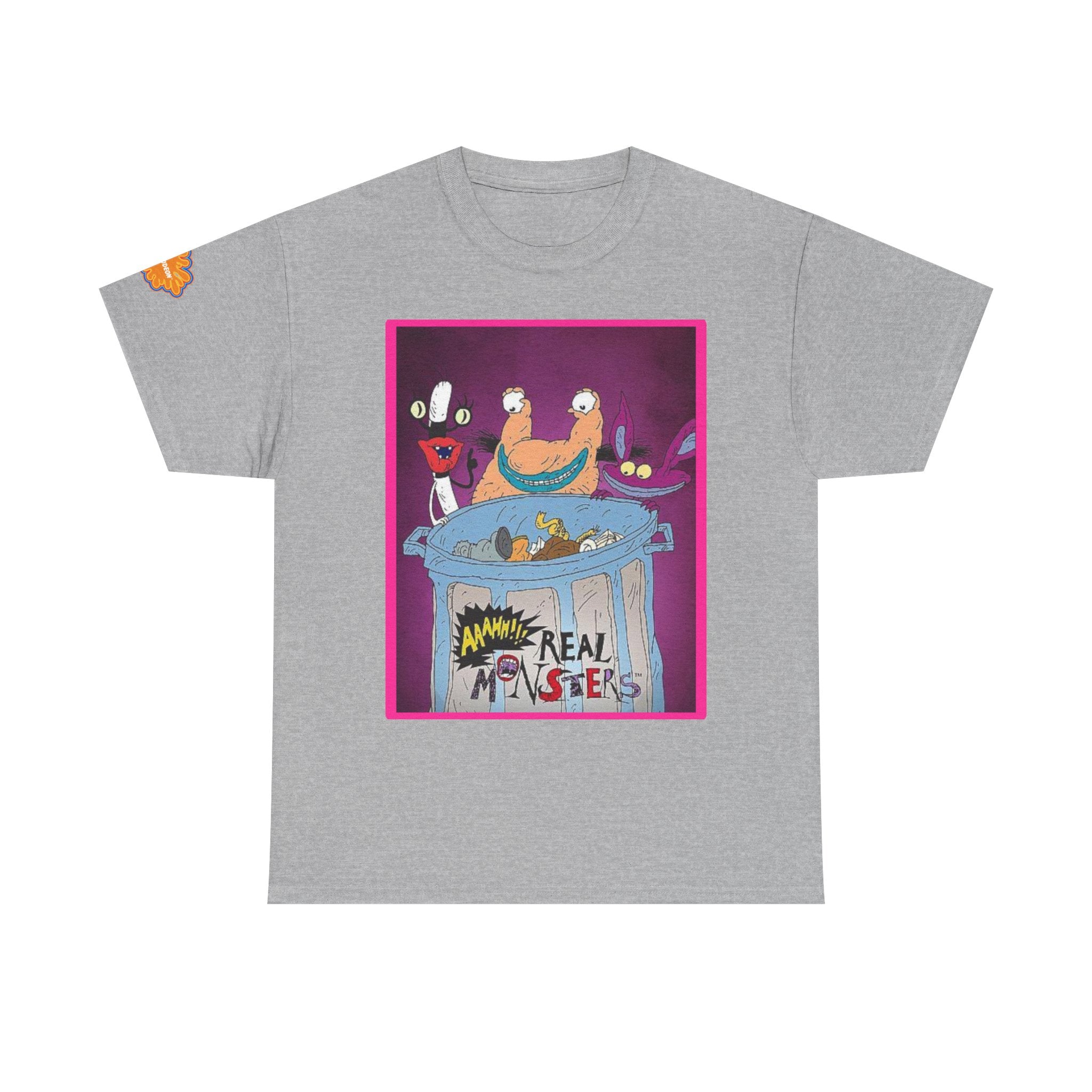 Real Monsters Vintage Cartoon T-Shirt — Nickelodeon Rugrats Crew Tee