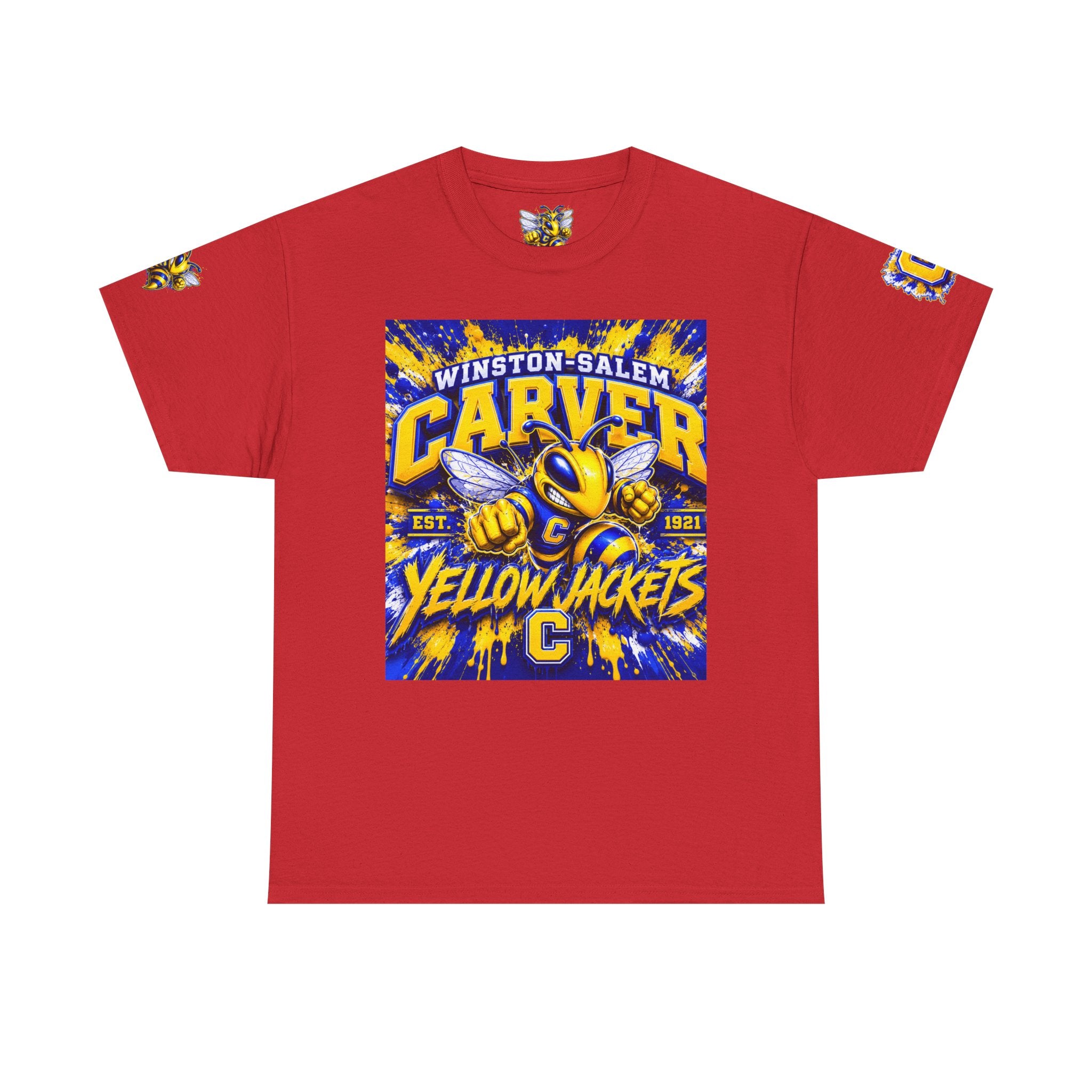 Carver Yellow Jackets T-Shirt — Winston-Salem High School Mascot Tee