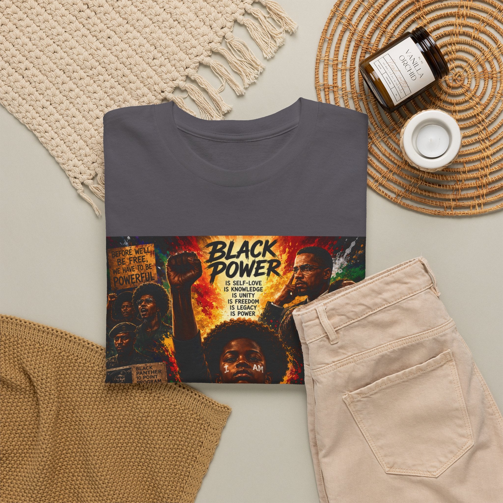 Black Power T‑Shirt — 'This Is Not A Boycott, This Is A Wealth Transfer' Protest Tee