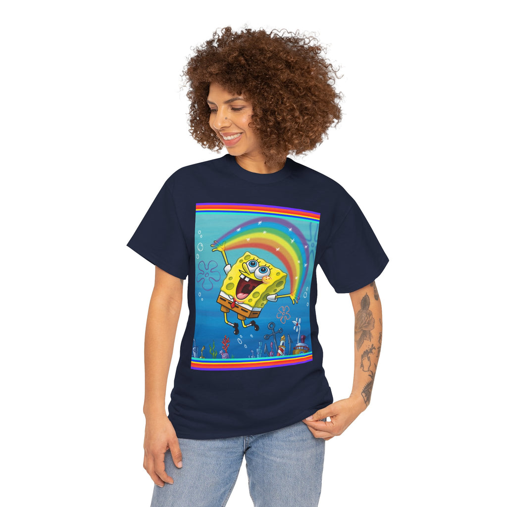 SpongeBob Rainbow SquarePants T-Shirt — Nickelodeon Graphic Tee