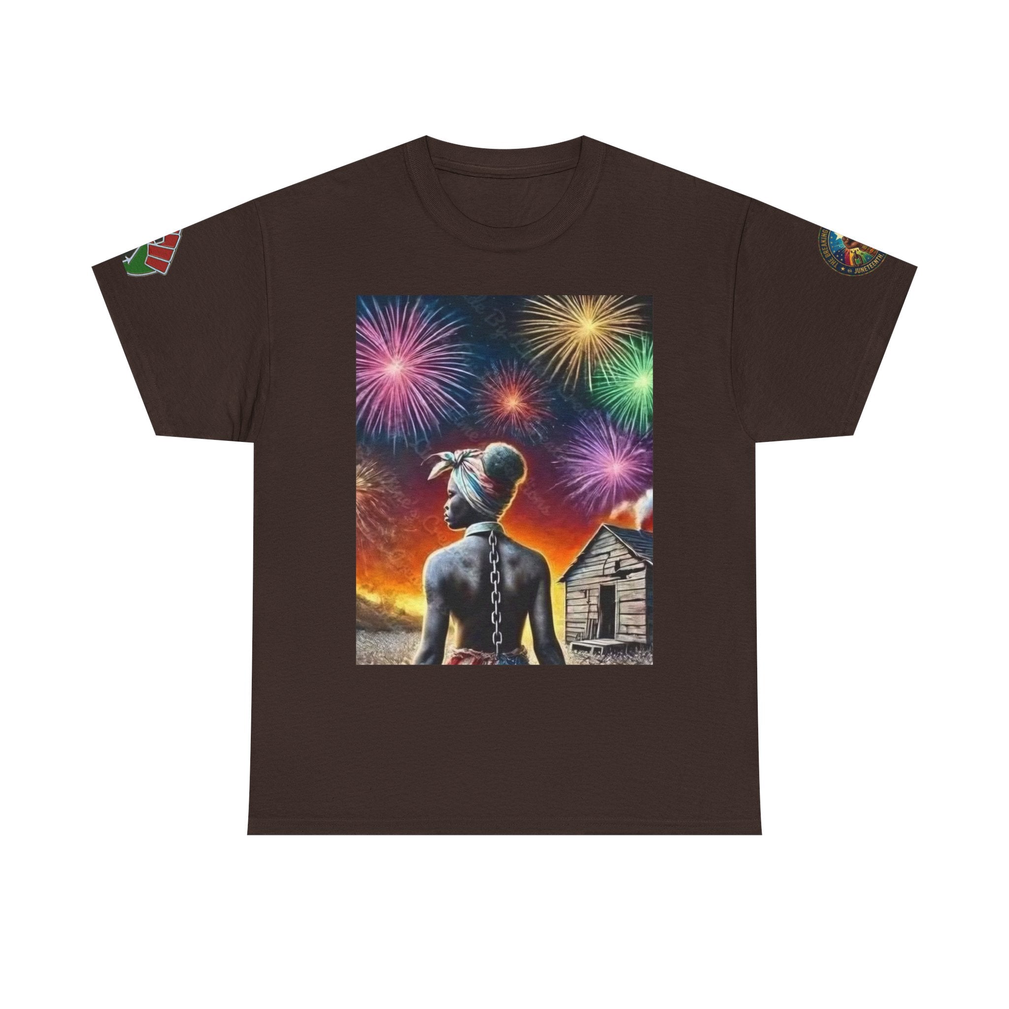 Freedom Isn’t Free Tee — Patriotic Fireworks Soldier Graphic T-Shirt