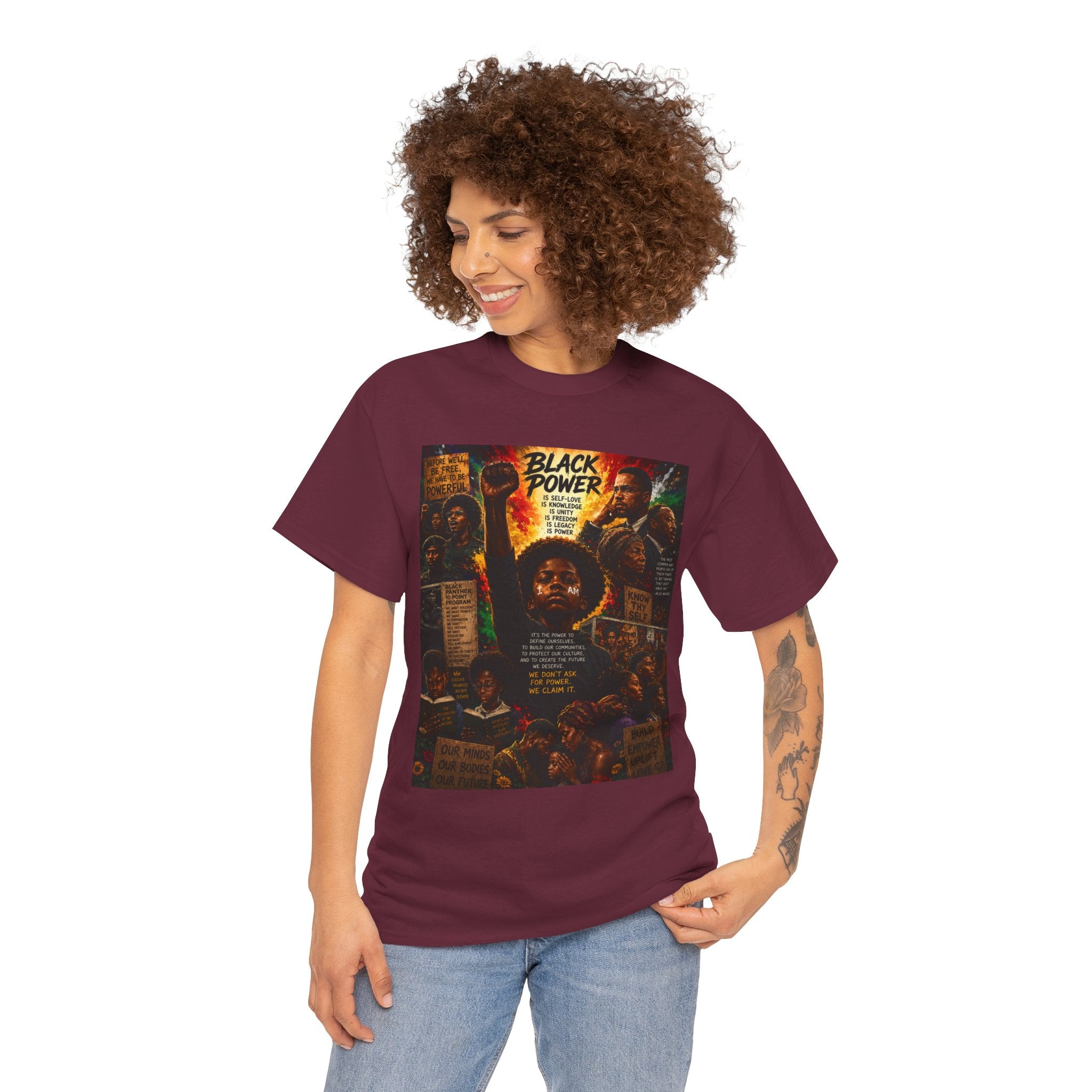 Black Power T‑Shirt — 'This Is Not A Boycott, This Is A Wealth Transfer' Protest Tee