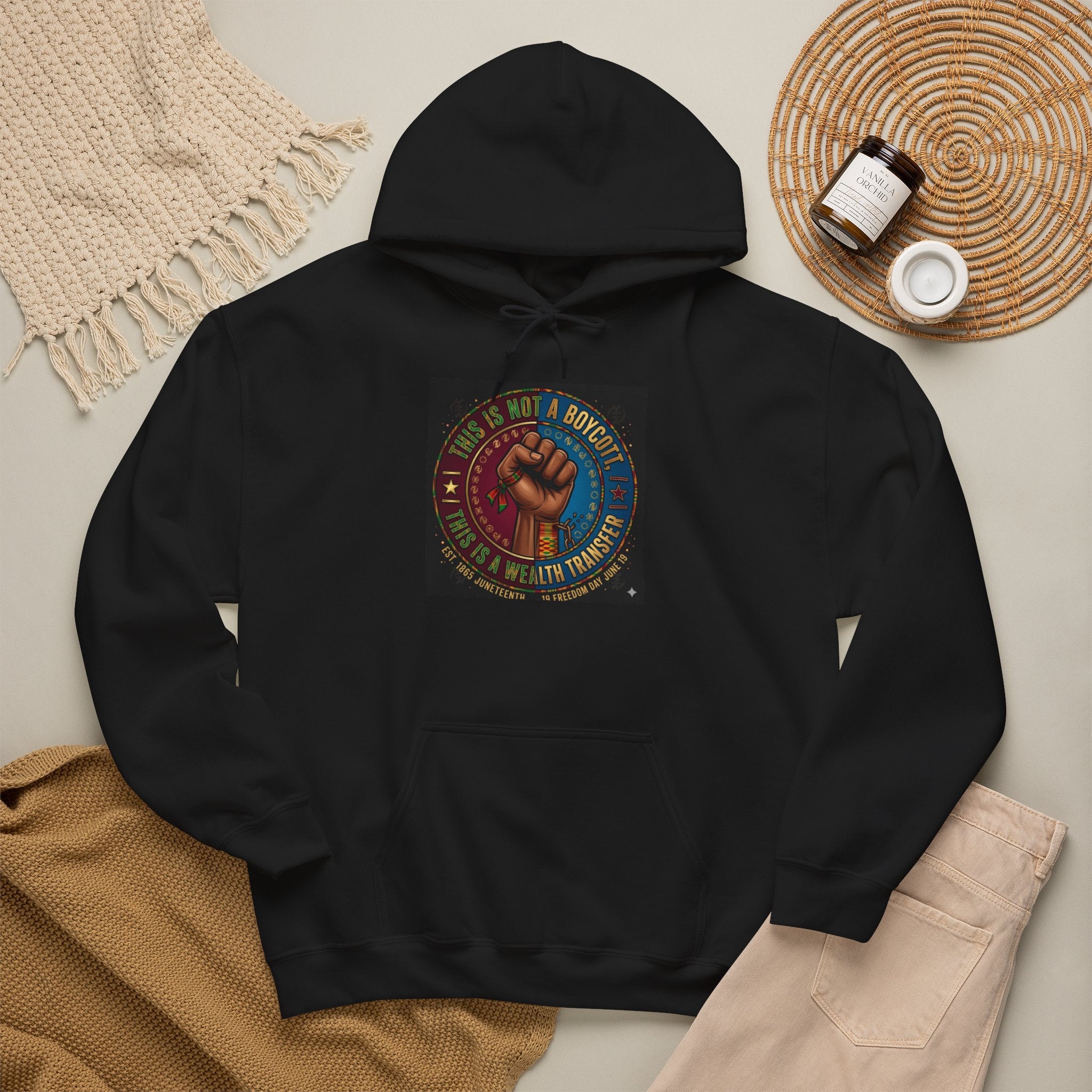 Empowered Unity Hoodie — "We Are a Movement" Fist Graphic Sweatshirt