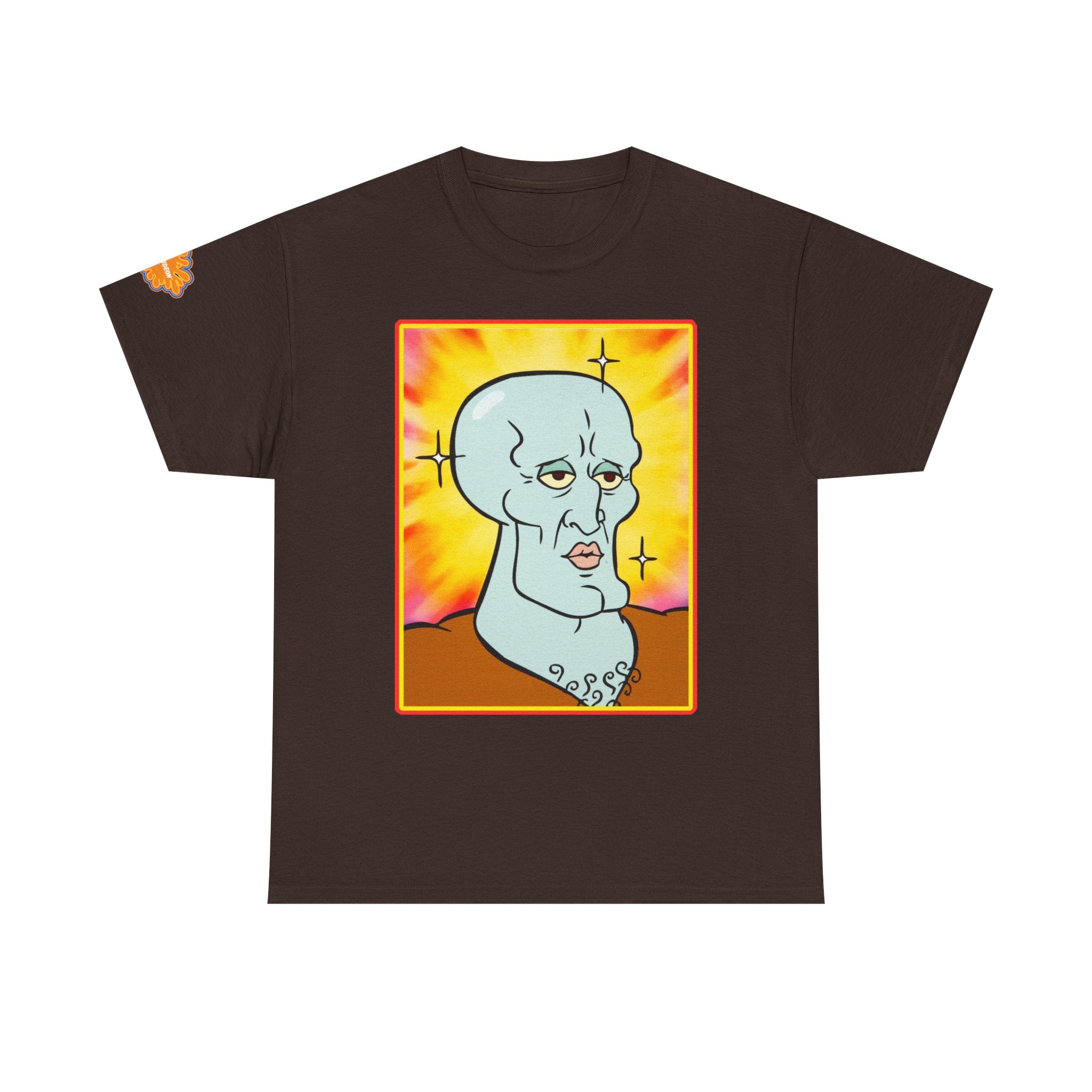 Handsome Squidward Portrait T‑Shirt — Retro Nickelodeon Graphic Tee