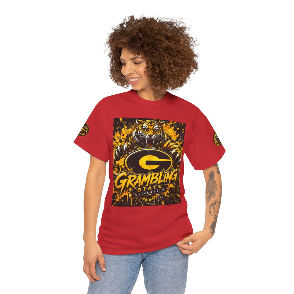 Grambling State Tigers T-Shirt — Roaring Tiger Logo College Tee