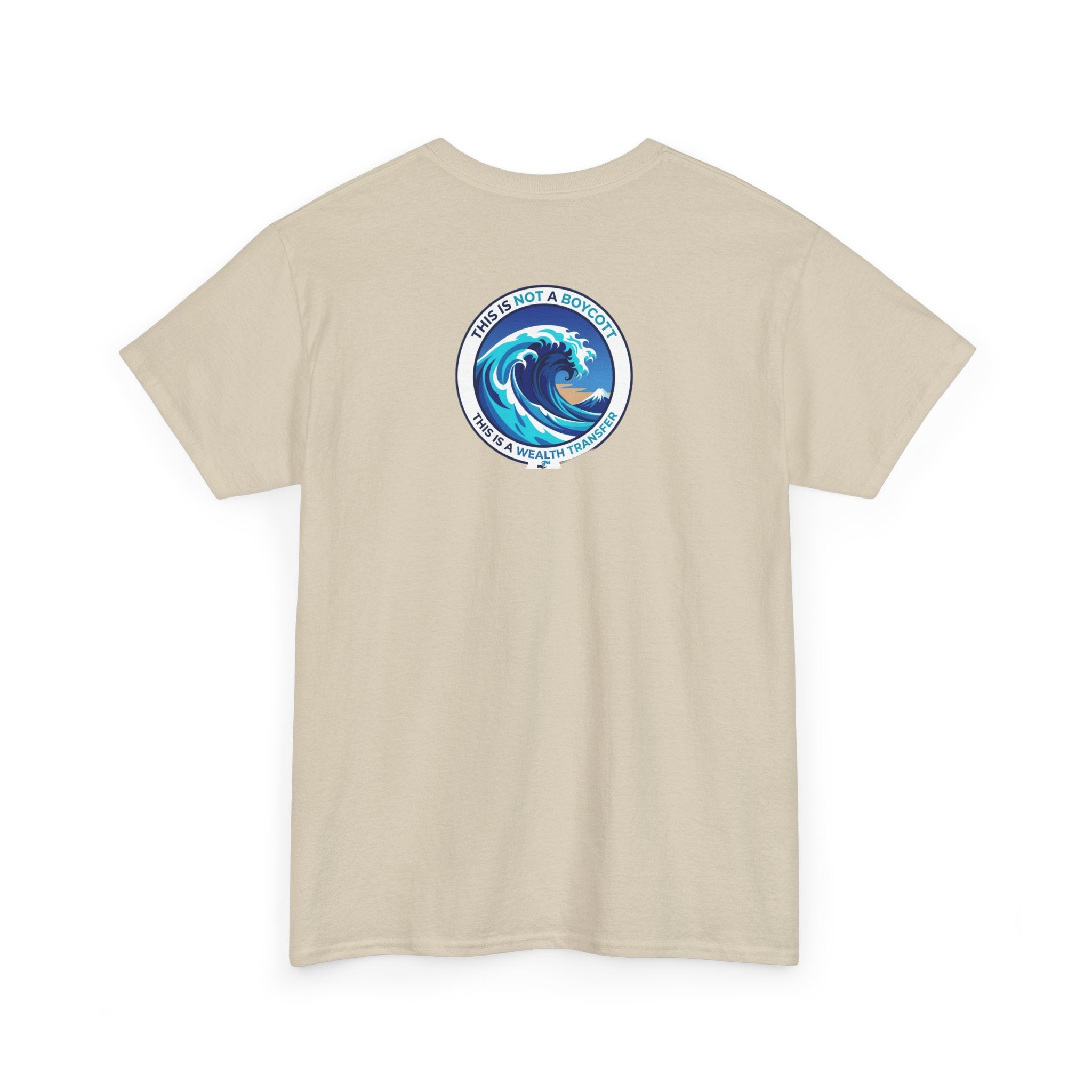 T-Shirt — Coastal Wave Graphic Tee (Ocean Sunset Wave Art)