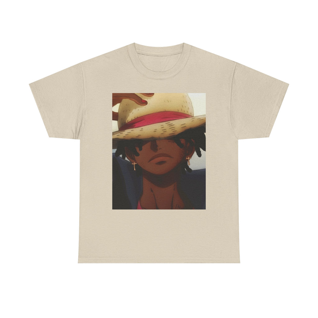 One Piece Luffy Straw Hat T‑Shirt — Anime Pirate Crew Graphic Tee
