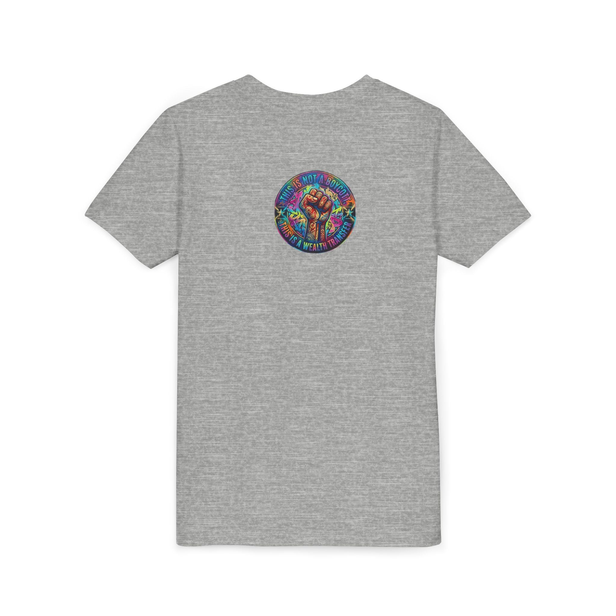 Youth Tee — “BUILD. CREATE. WIN.” Neon Builder City Design