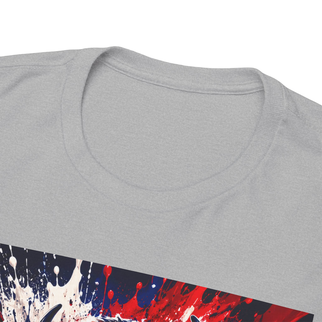 Howard University Buffalo Spirit Tee — HU Bison Red & Blue Campus Shirt