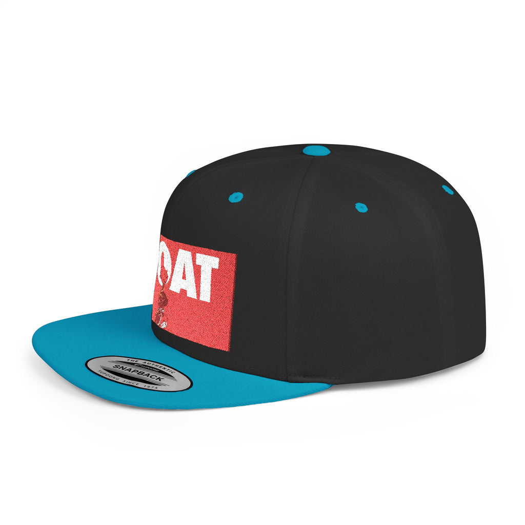 Copy of Flat Bill Snapback Hat — Retro Dance Crew Graphic Cap