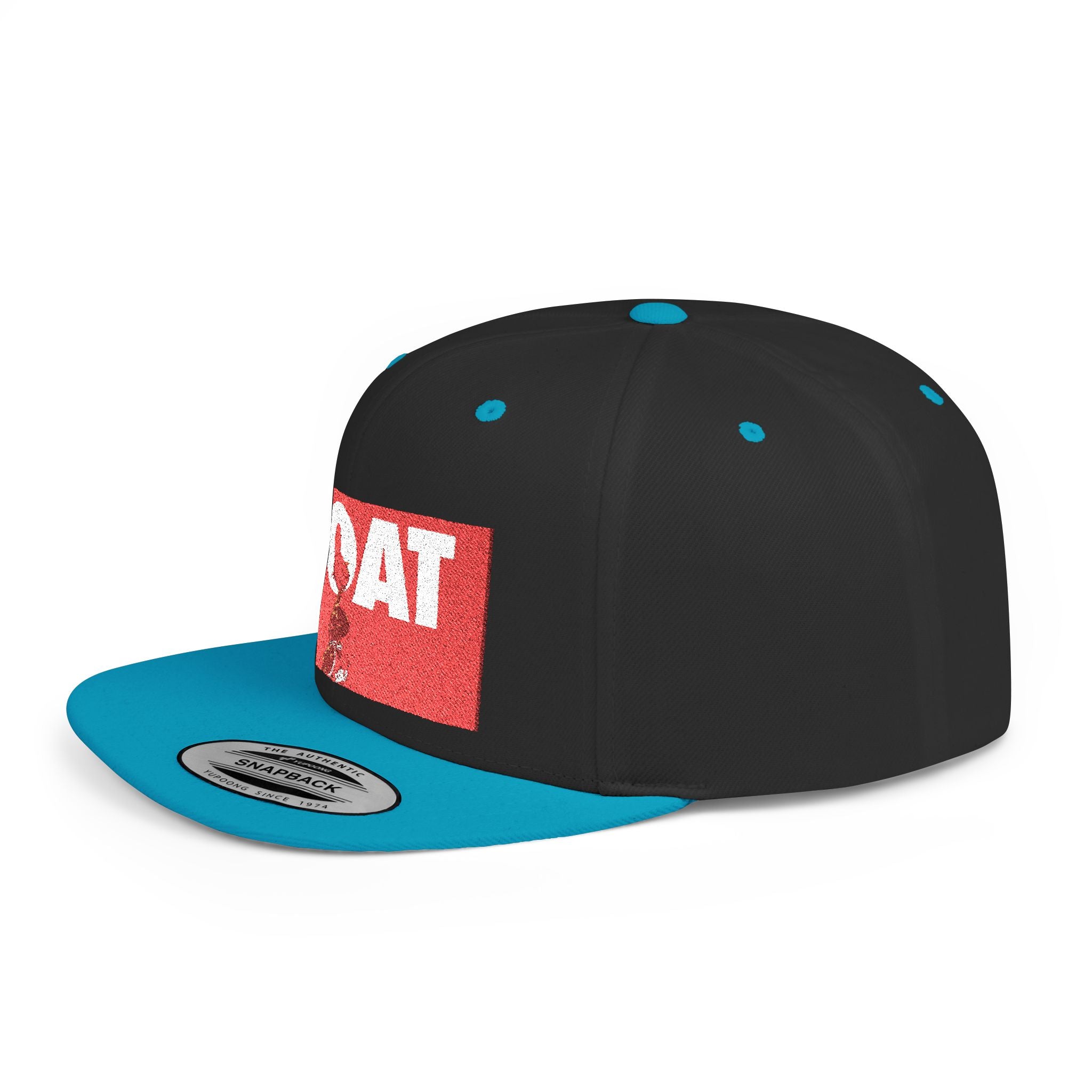 Copy of Flat Bill Snapback Hat — Retro Dance Crew Graphic Cap