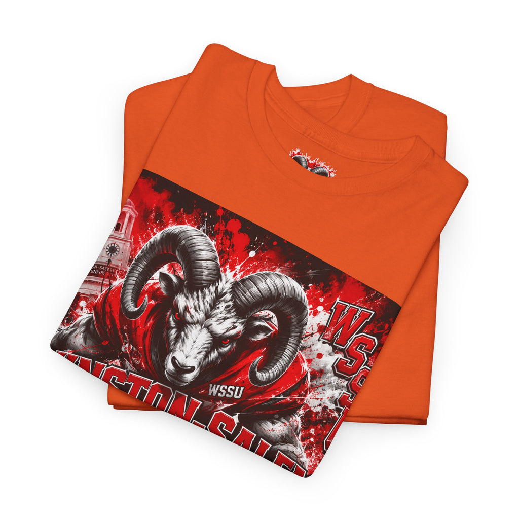 Winston‑Salem State Rams Ram Head Tee — Bold College Spirit T‑Shirt