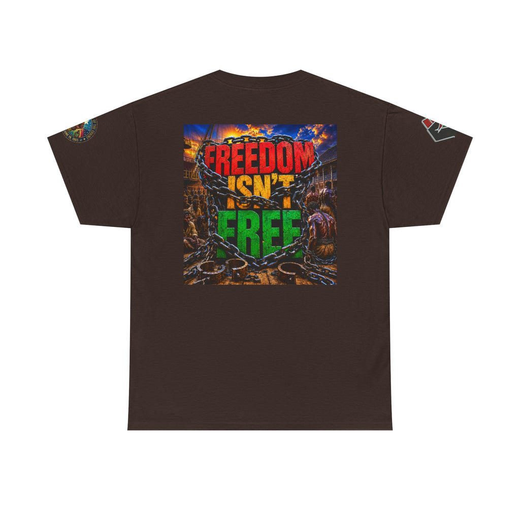 Freedom Isn’t Free Tee — Patriotic Fireworks Soldier Graphic T-Shirt