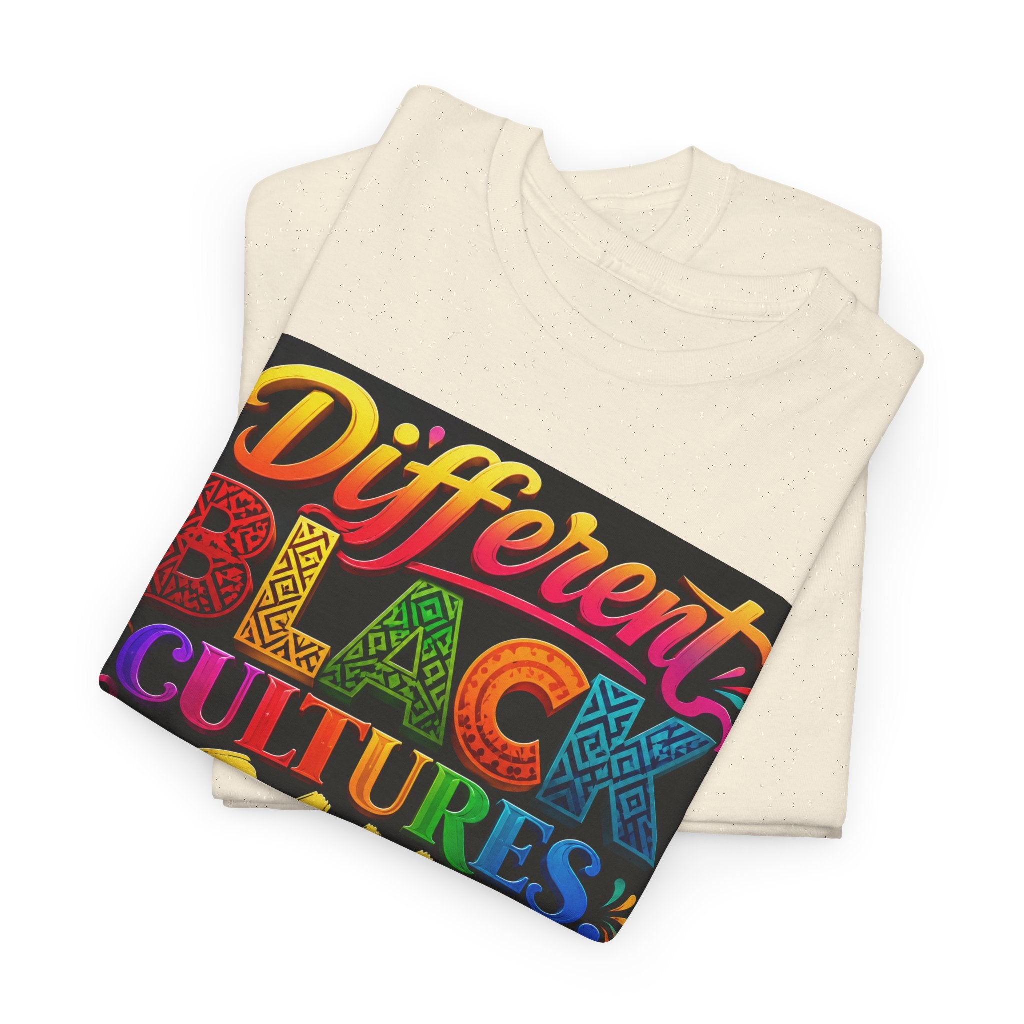T-Shirt — Different Black Cultures, Same Black Skin Graphic Tee (Black History & Unity)