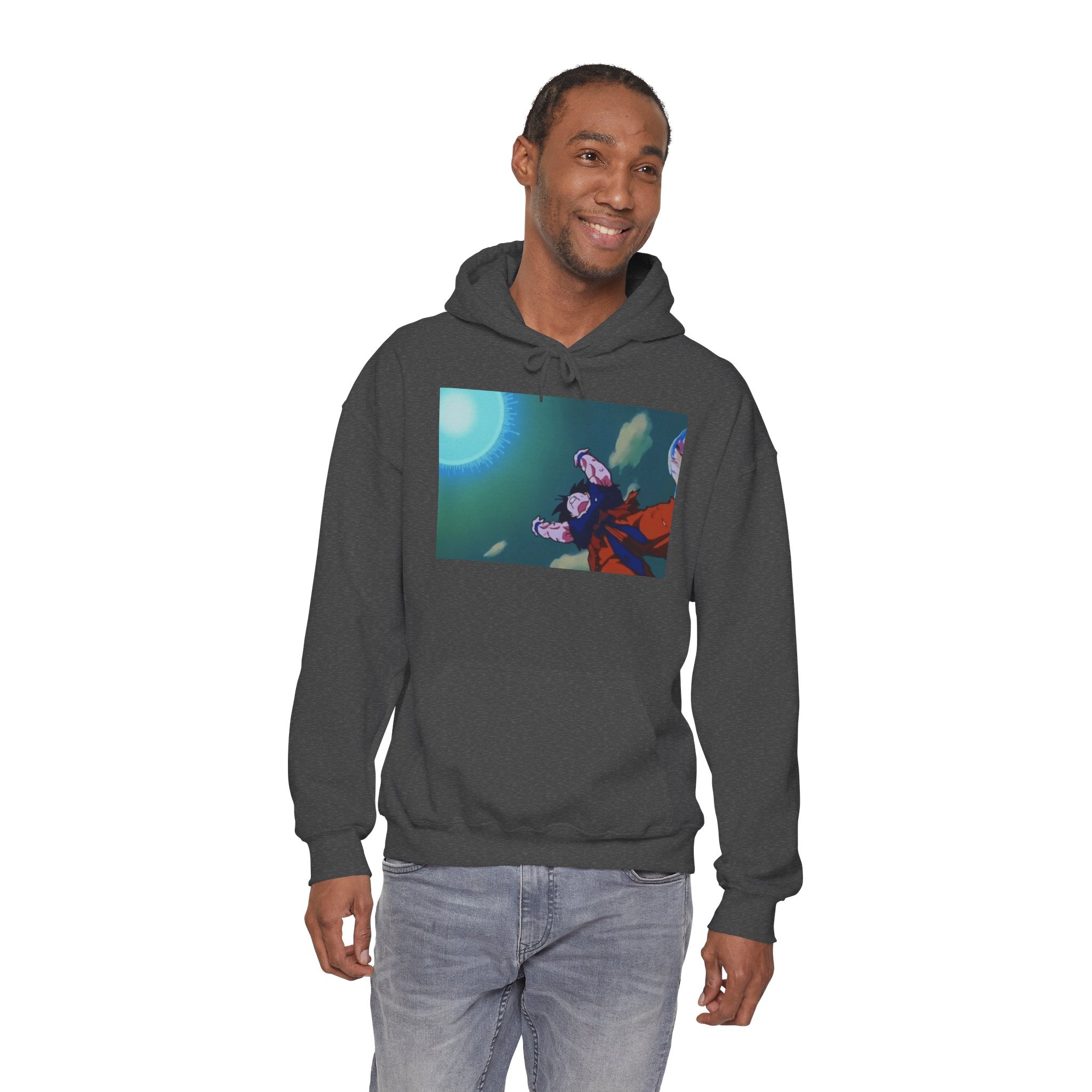 Anime Night Sky Hoodie — Girls Under the Moon Graphic Sweatshirt