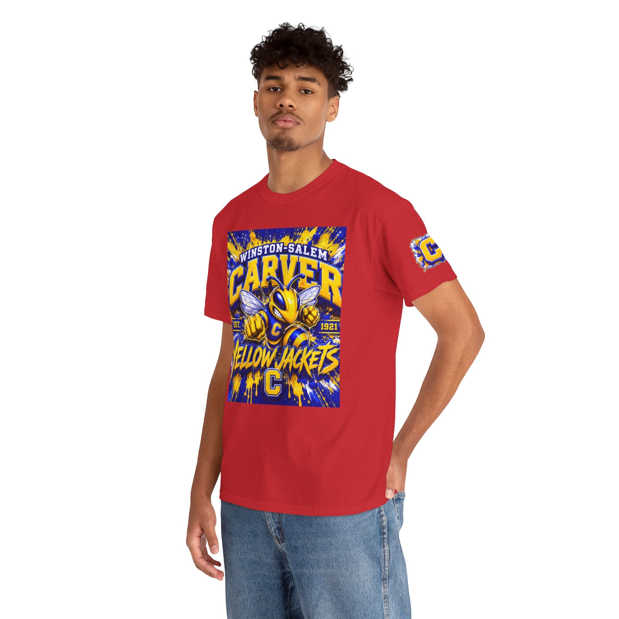 Carver Yellow Jackets T-Shirt — Winston-Salem High School Mascot Tee