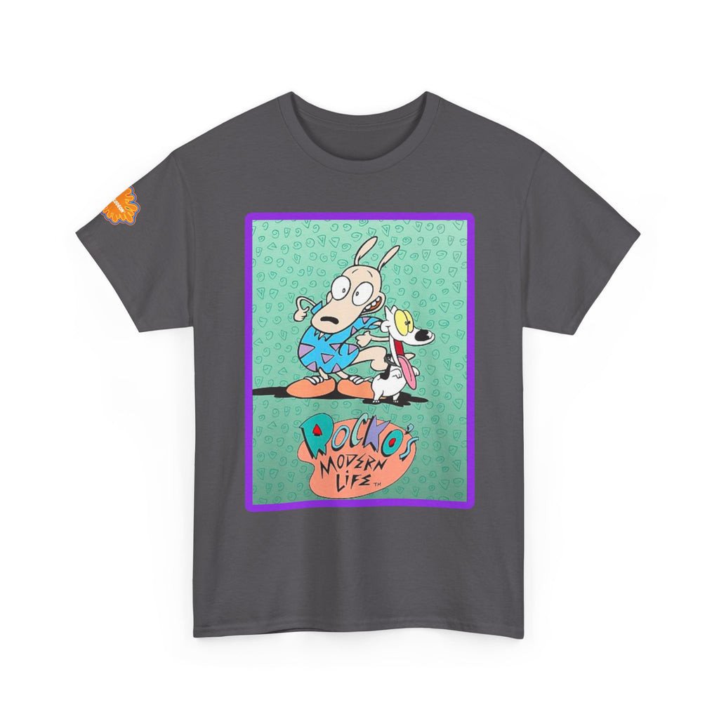 Rocko's Modern Life Cartoon Tee — Retro 90s Nicktoons Graphic T-Shirt