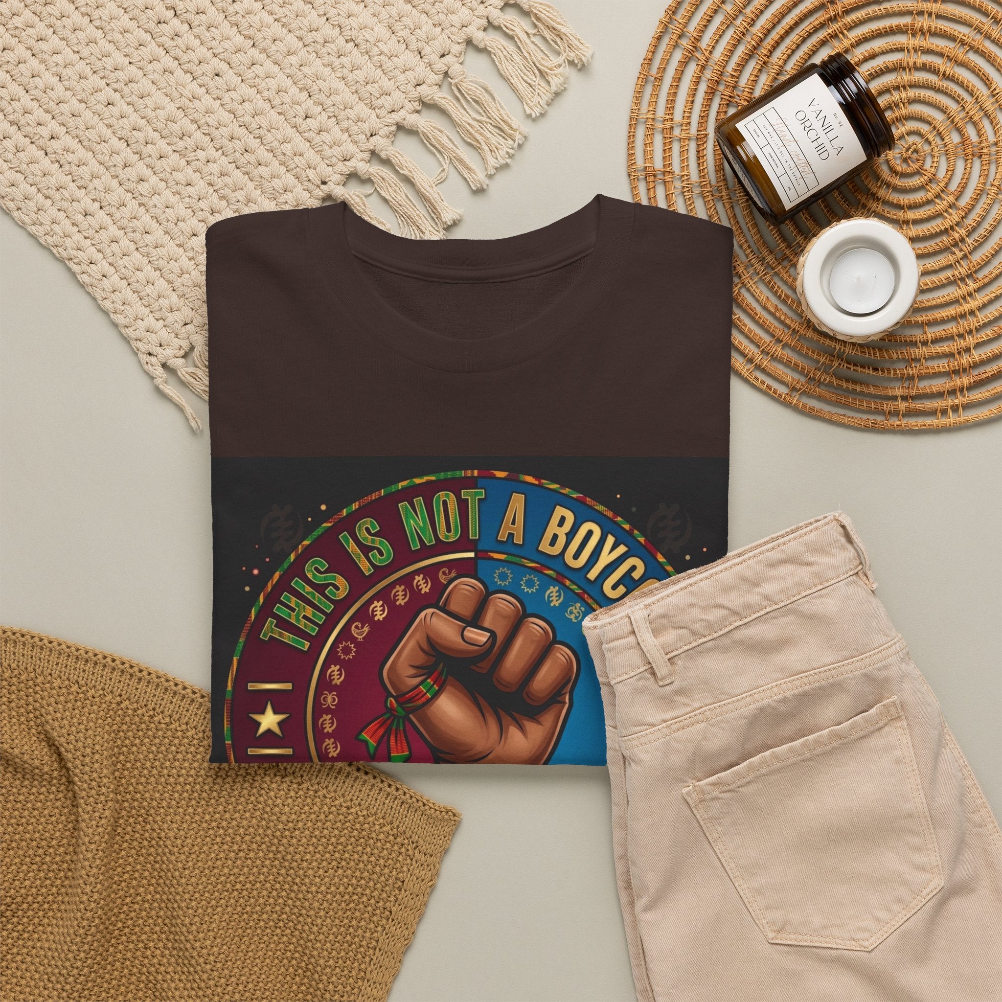 Political Activist Tee — "This Is Not a Boycott, This Is a Wealth Transfer" Fist Graphic Shirt