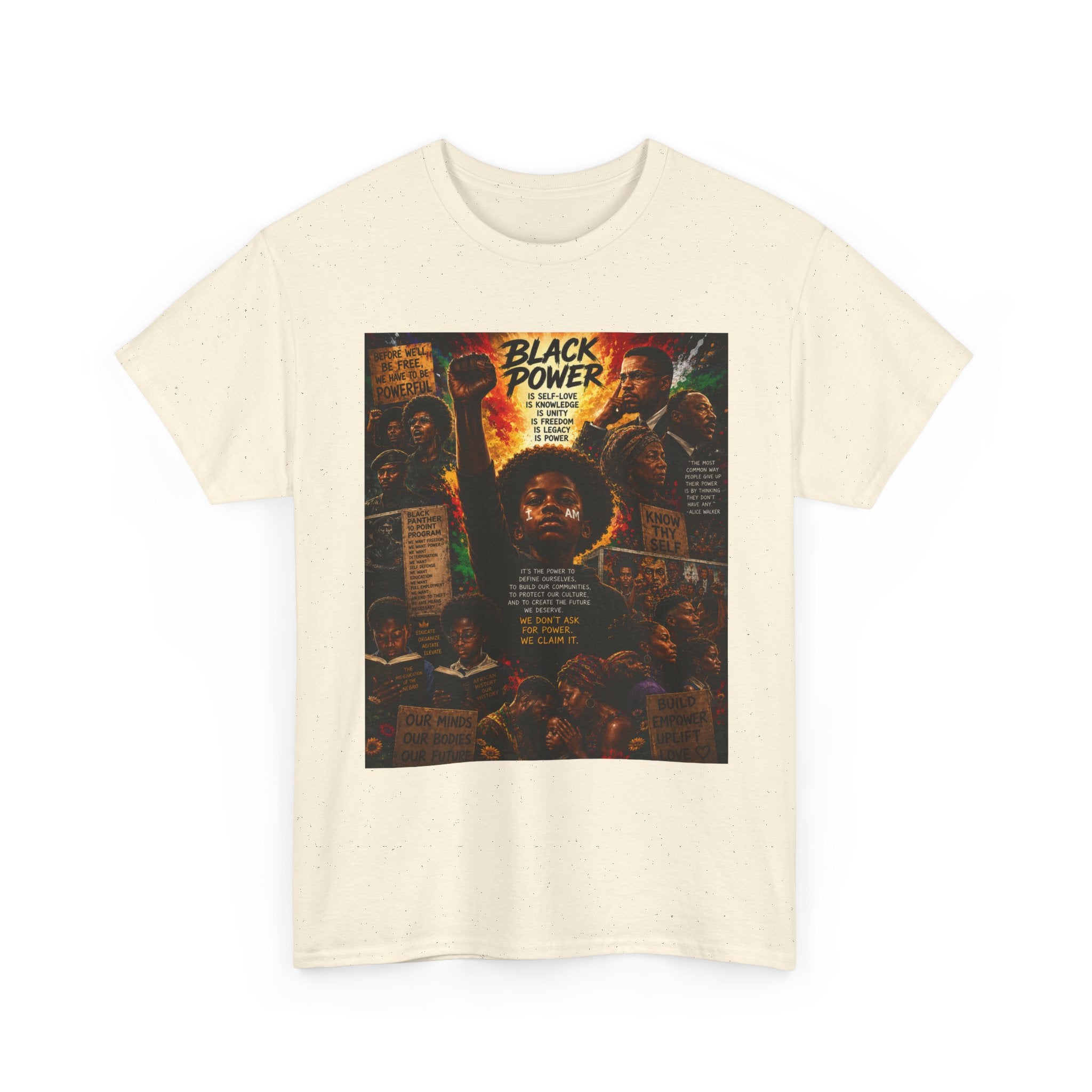 Black Power T‑Shirt — 'This Is Not A Boycott, This Is A Wealth Transfer' Protest Tee