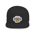 Flat Bill Snapback Hat — 'Neighborhood Vibes' Embroidered Patch Cap