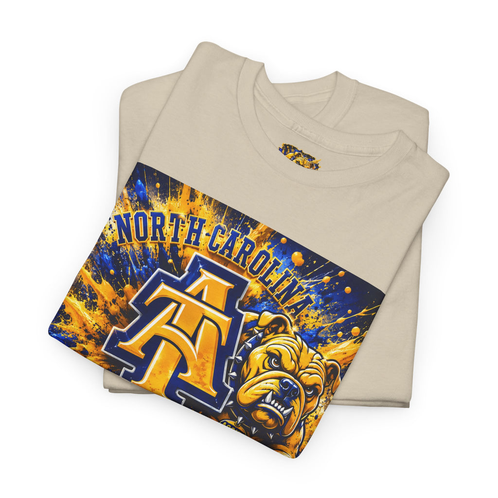 North Carolina A&T Aggies Bulldog T-Shirt — A&T Logo College Tee