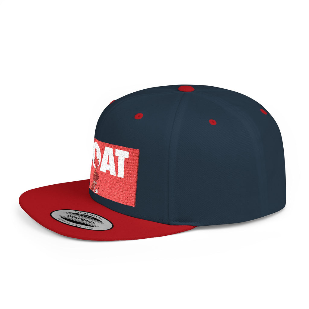 Copy of Flat Bill Snapback Hat — Retro Dance Crew Graphic Cap