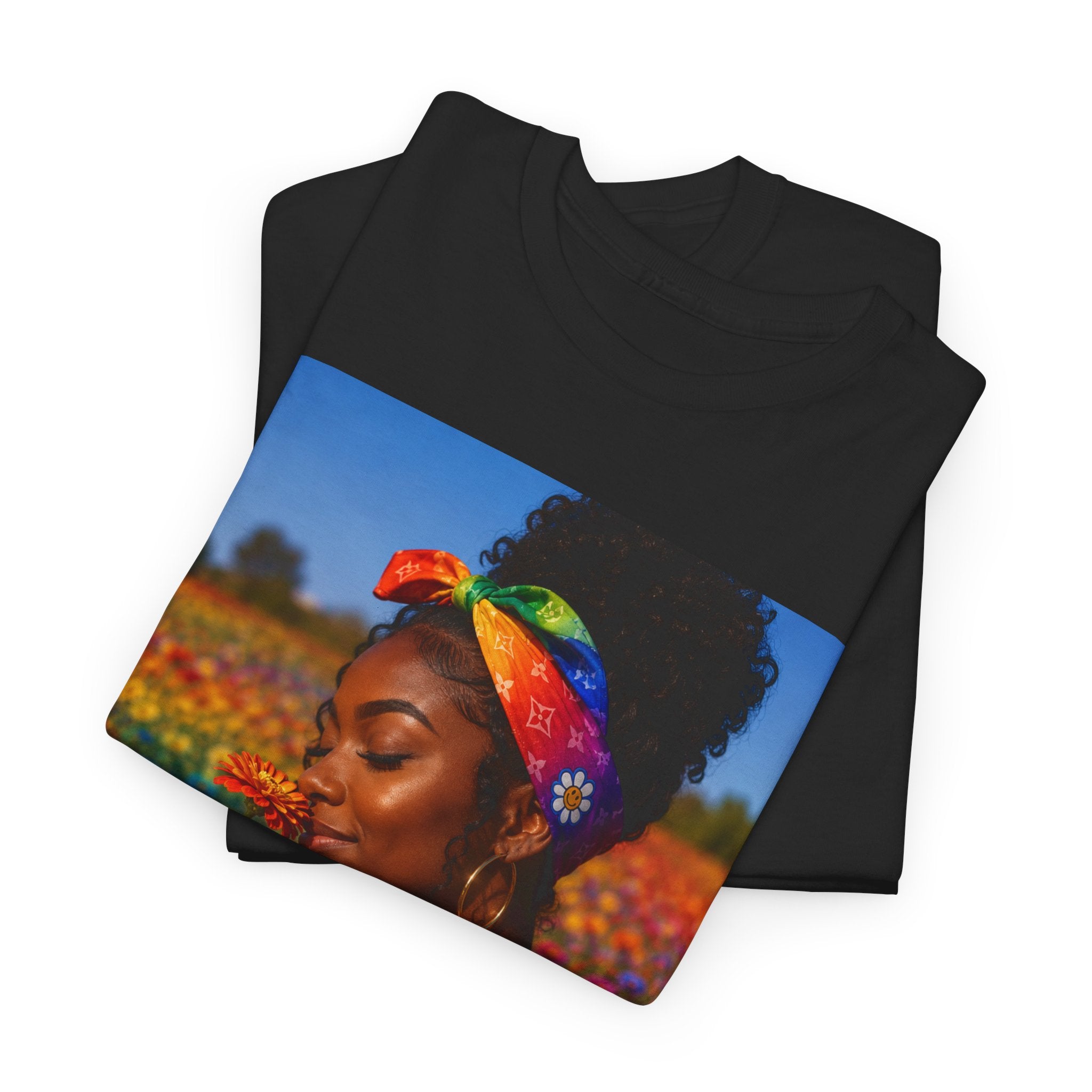T-Shirt — Rainbow Empowerment Portrait Tee ("This Is Not A Boycott, This Is A Human Transaction")