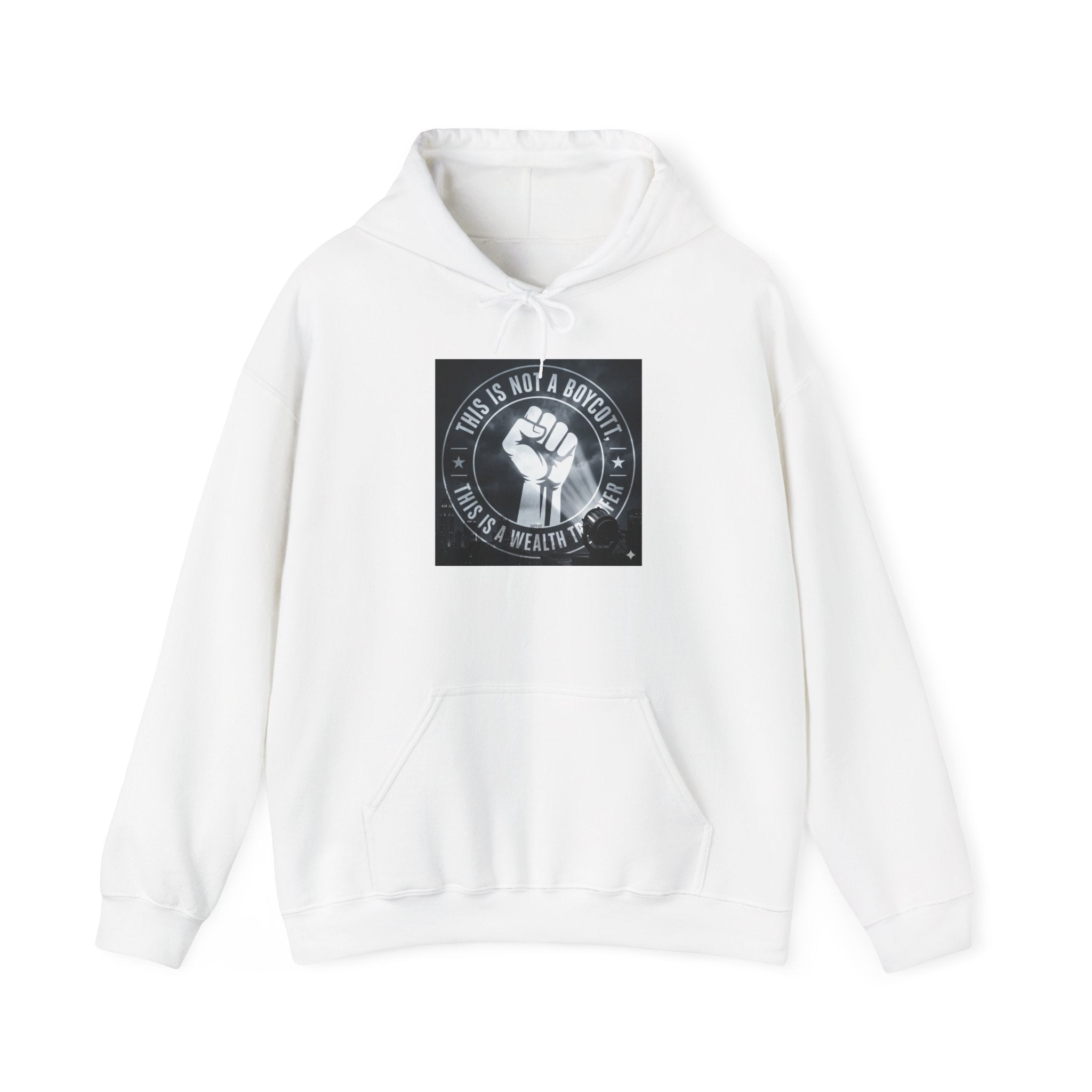 Hoodie — "This Is Not a Moment" Raised Fist Social Justice Pullover