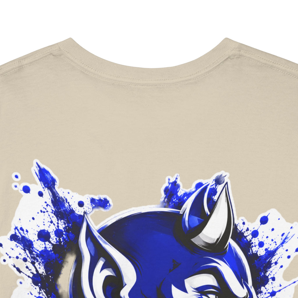 Duke Blue Devils Graphic Tee — Splatter Devil Logo T‑Shirt