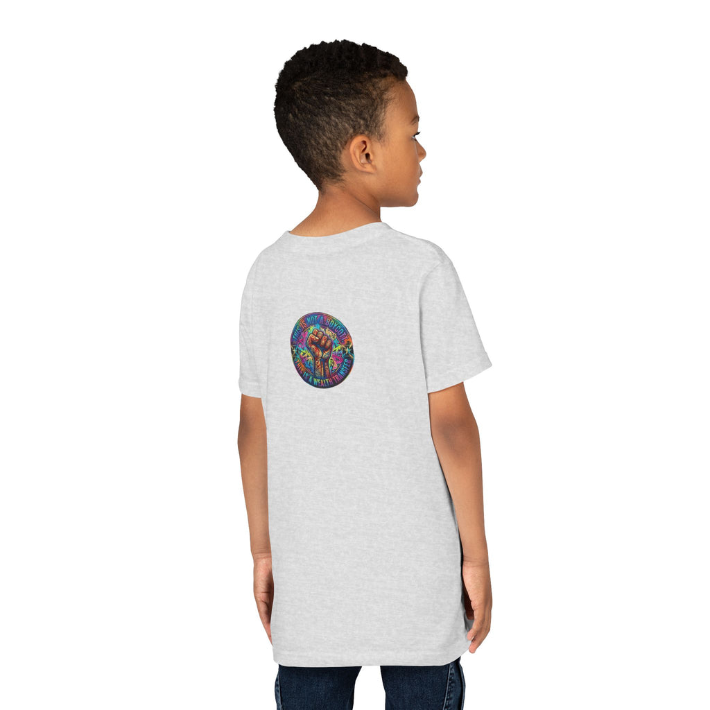 Kids Gaming Tee — Neon Rainbow Portal Gamer Shirt