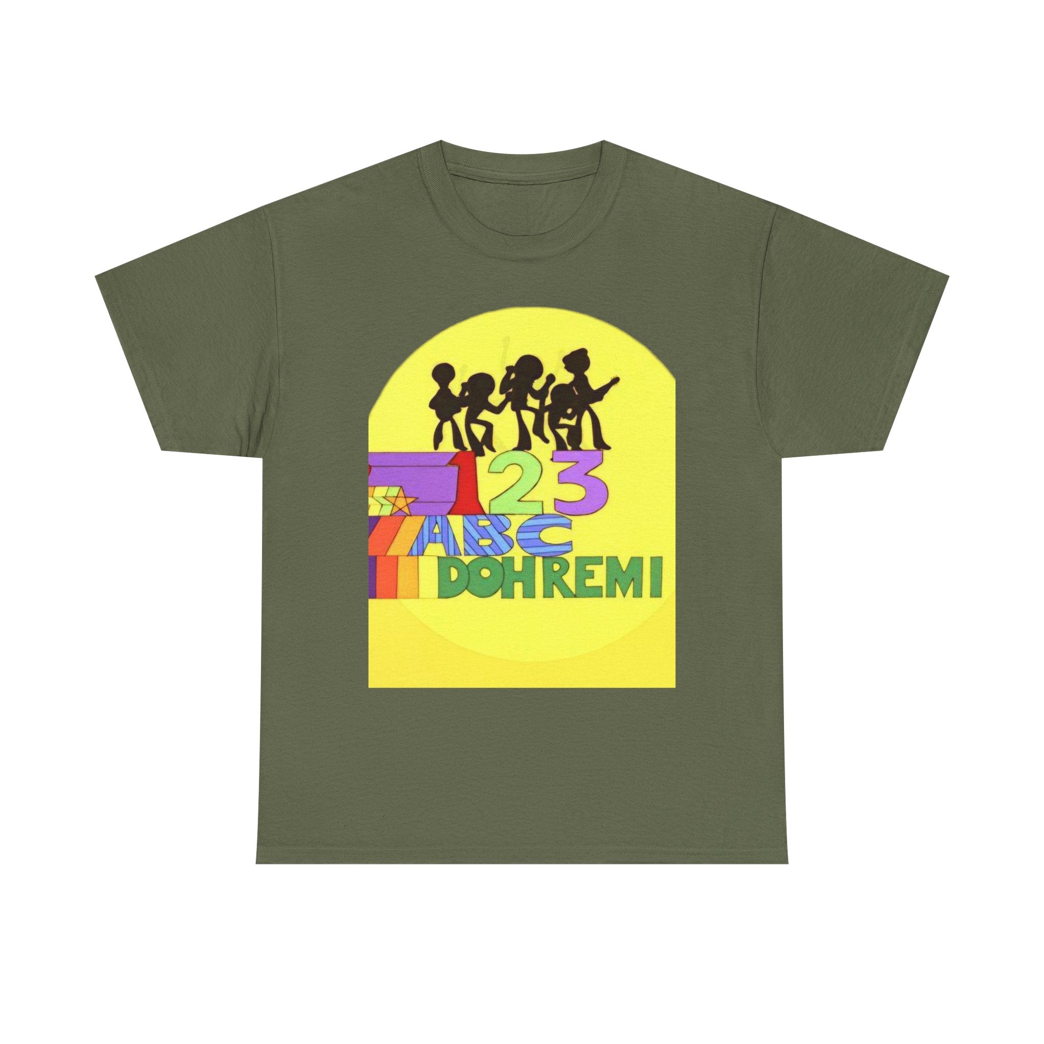ABC 123 Kids Music Tee — Colorful Educational Rhythm Shirt