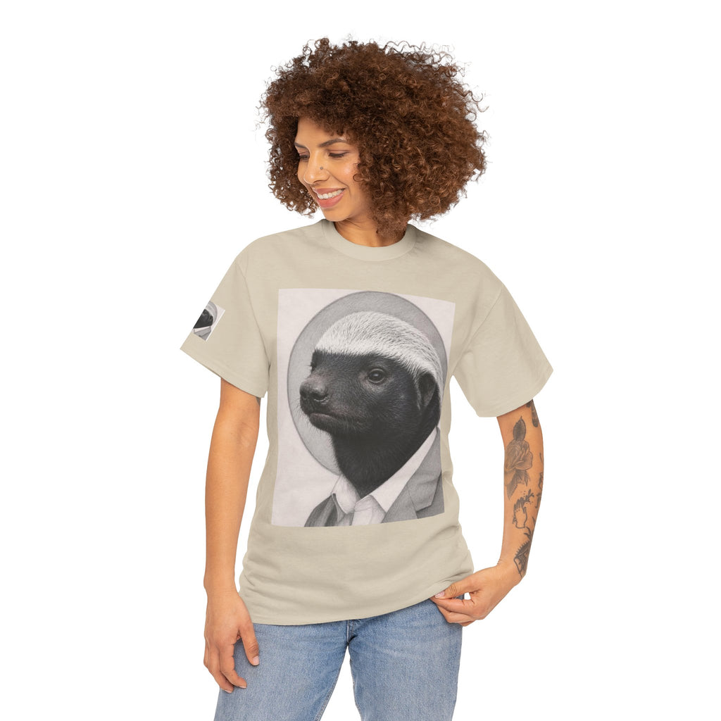 Badger Portrait Tee — "Which One of Y’all MF Said Something About a Home?" Graphic T‑Shirt