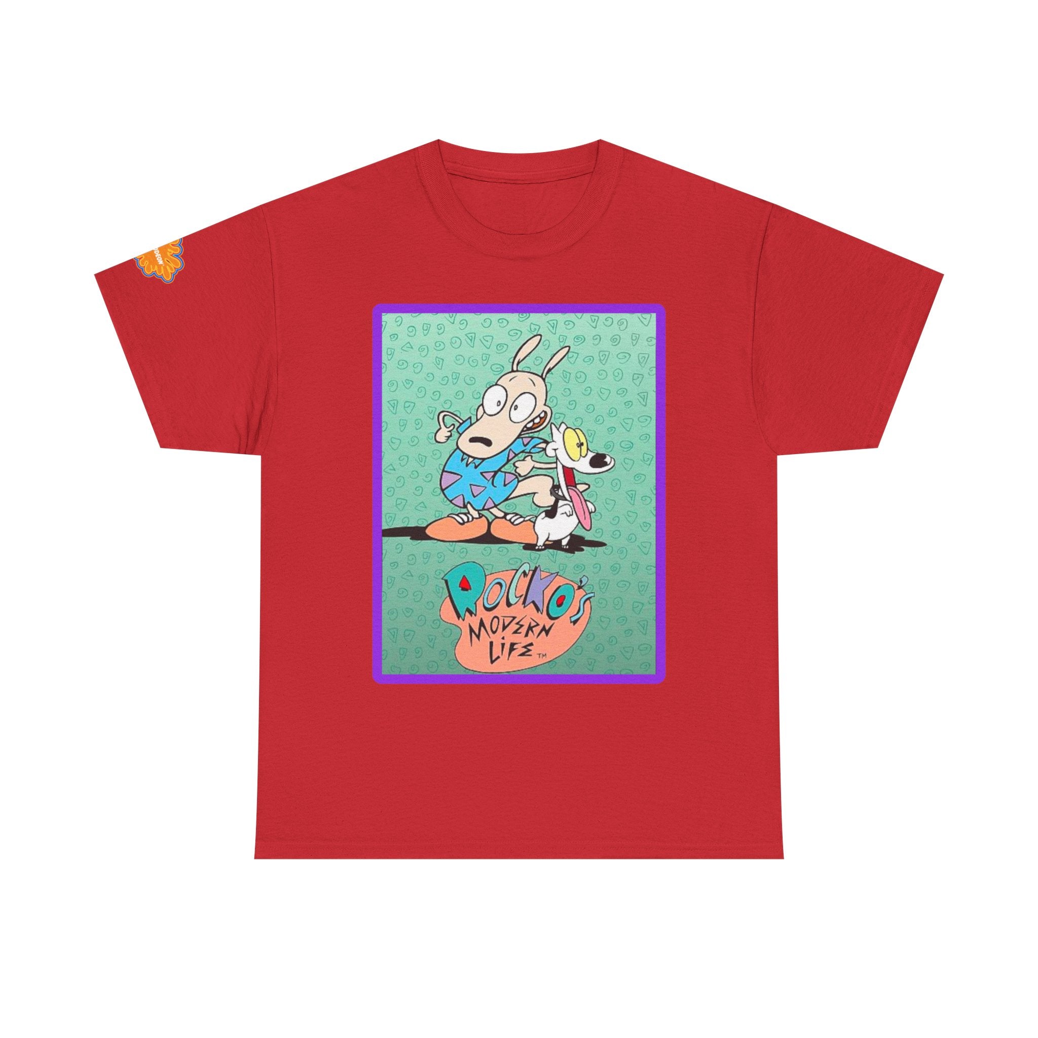 Rocko's Modern Life Cartoon Tee — Retro 90s Nicktoons Graphic T-Shirt