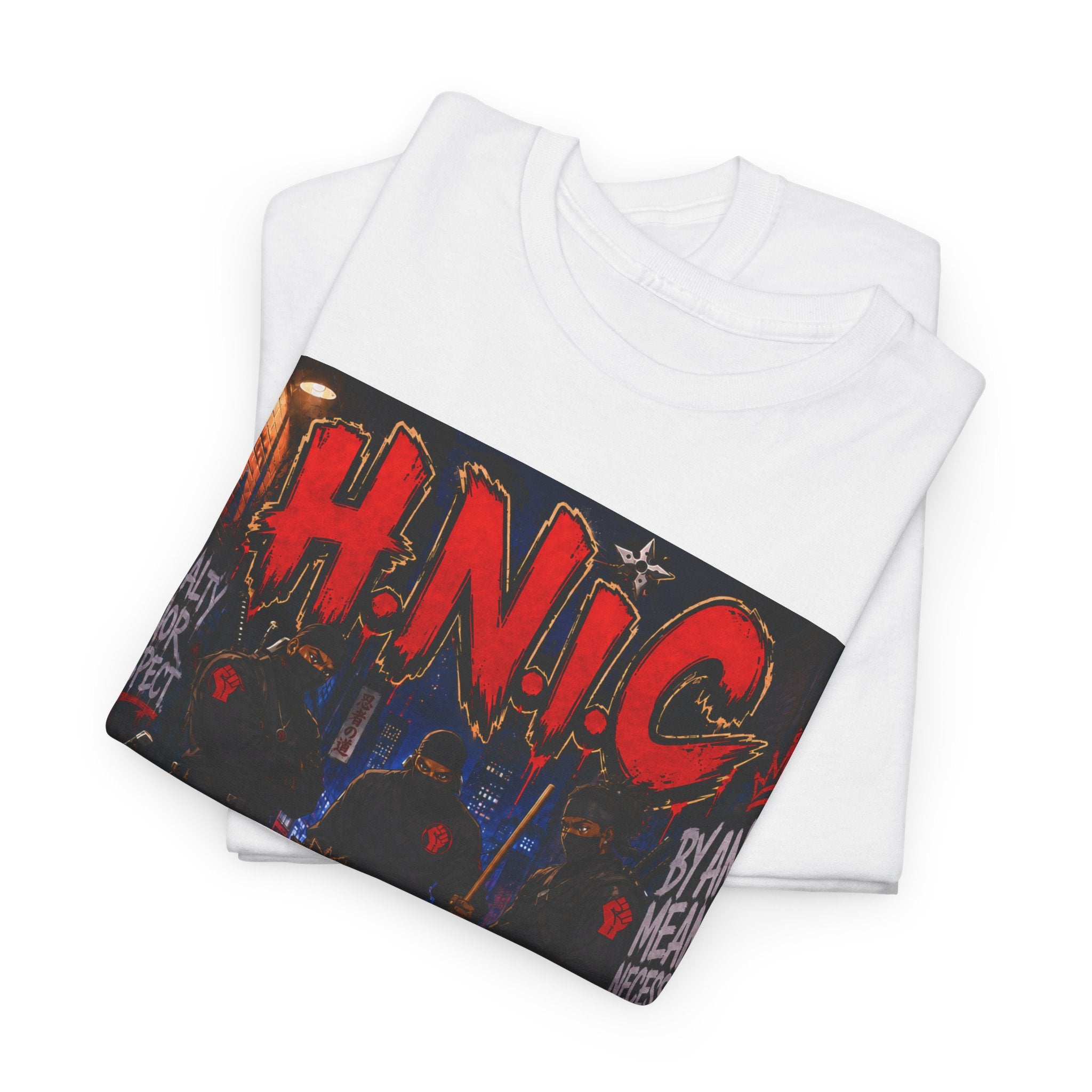 H.N.I.C. Graphic Tee — 'This Is Not A Riot' Raised Fist Streetwear T‑Shirt