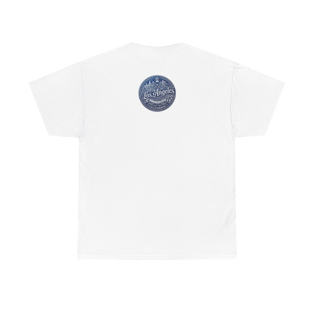 Iconic Rap Legend Photo Tee — Los Angeles Cap Graphic