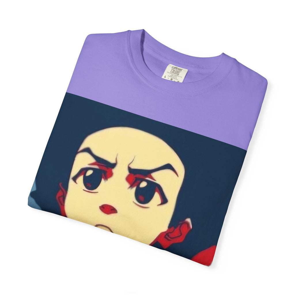 Graphic T-Shirt — Bold Pop-Art Anime Portrait (Front) + “This Is Not A Boycott, It’s A Movement” Fist Emblem (Back)