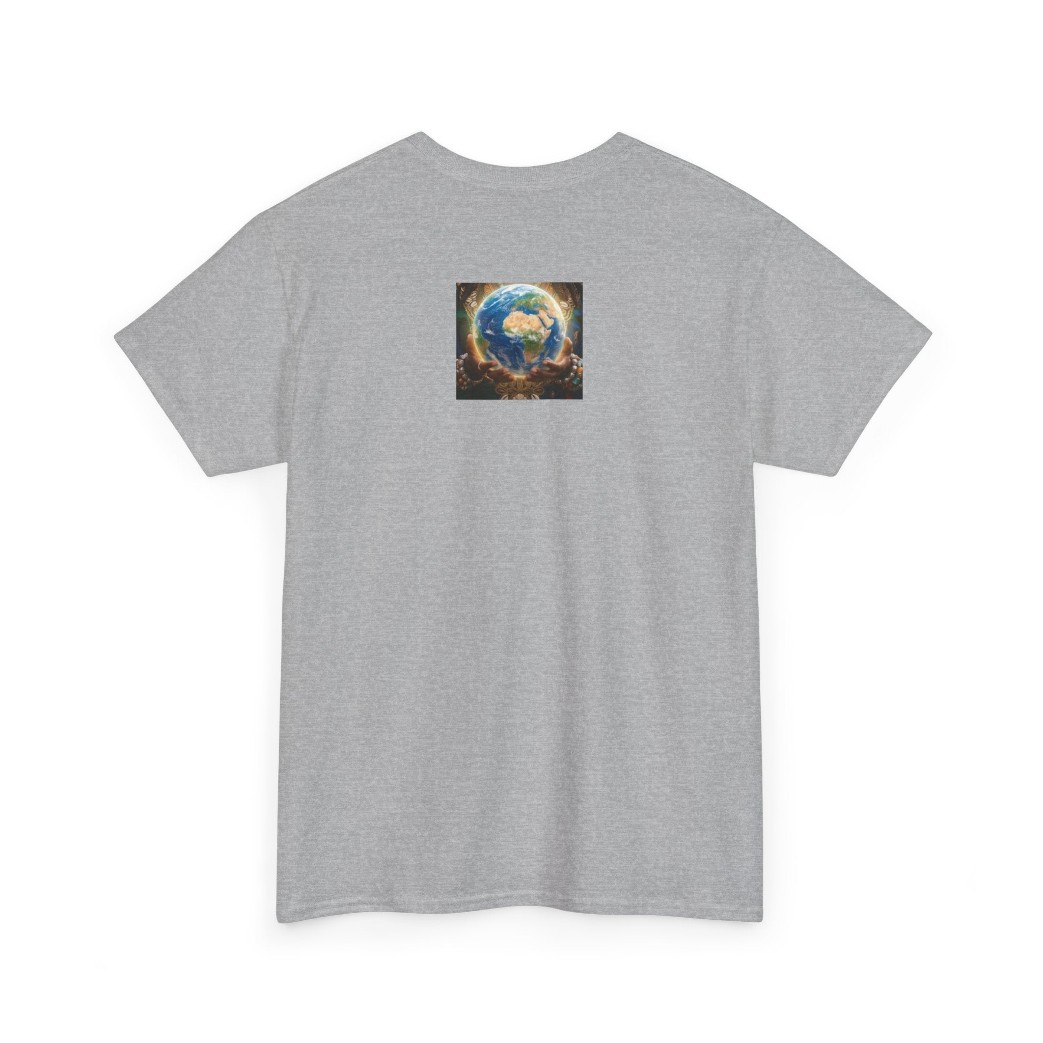 Cosmic Guardian Tee — Earth Mother Spiritual Graphic T-Shirt