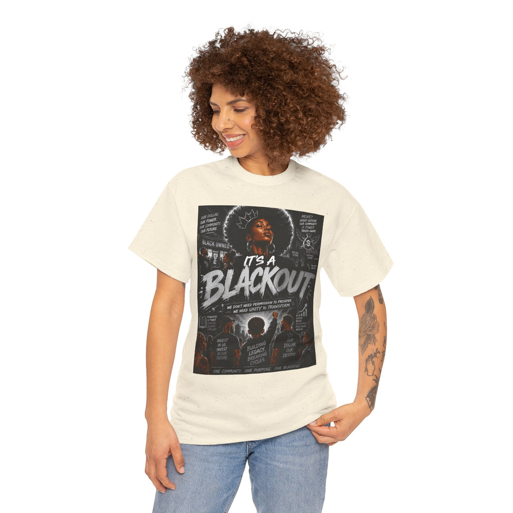 Blackout Protest T-Shirt — "It's a Blackout" Social Justice Tee
