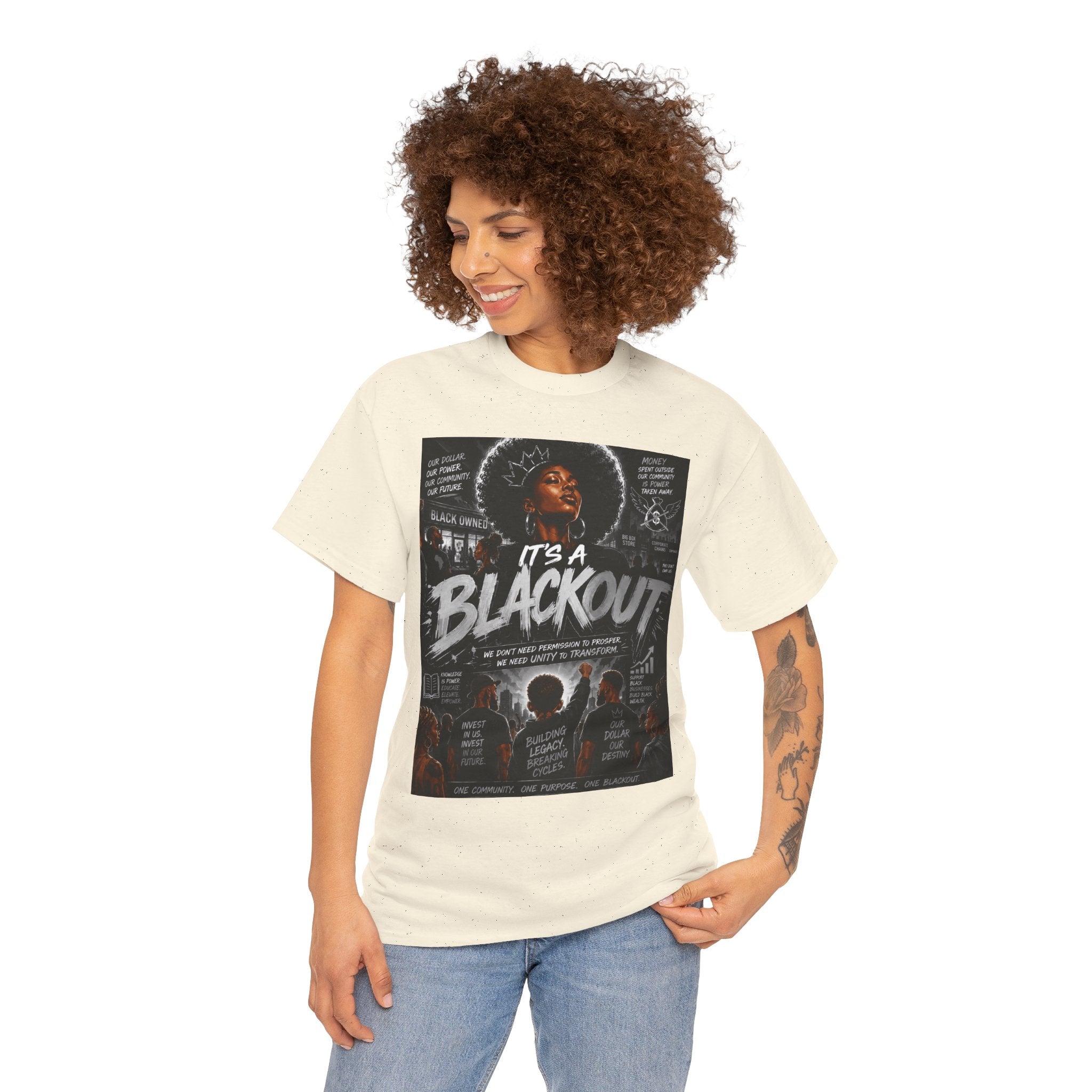 Blackout Protest T-Shirt — "It's a Blackout" Social Justice Tee