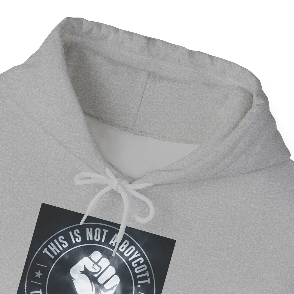 Hoodie — "This Is Not a Moment" Raised Fist Social Justice Pullover