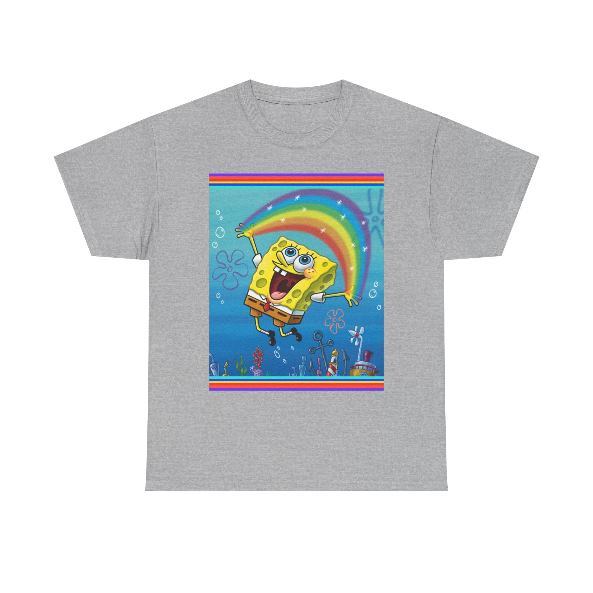 SpongeBob Rainbow SquarePants T-Shirt — Nickelodeon Graphic Tee