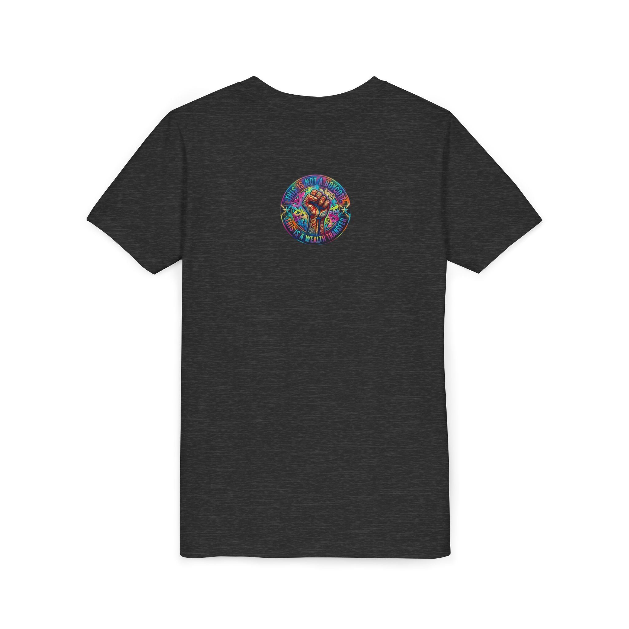 Neon Power Button Tee — Gamer Screen Escape Youth T-Shirt