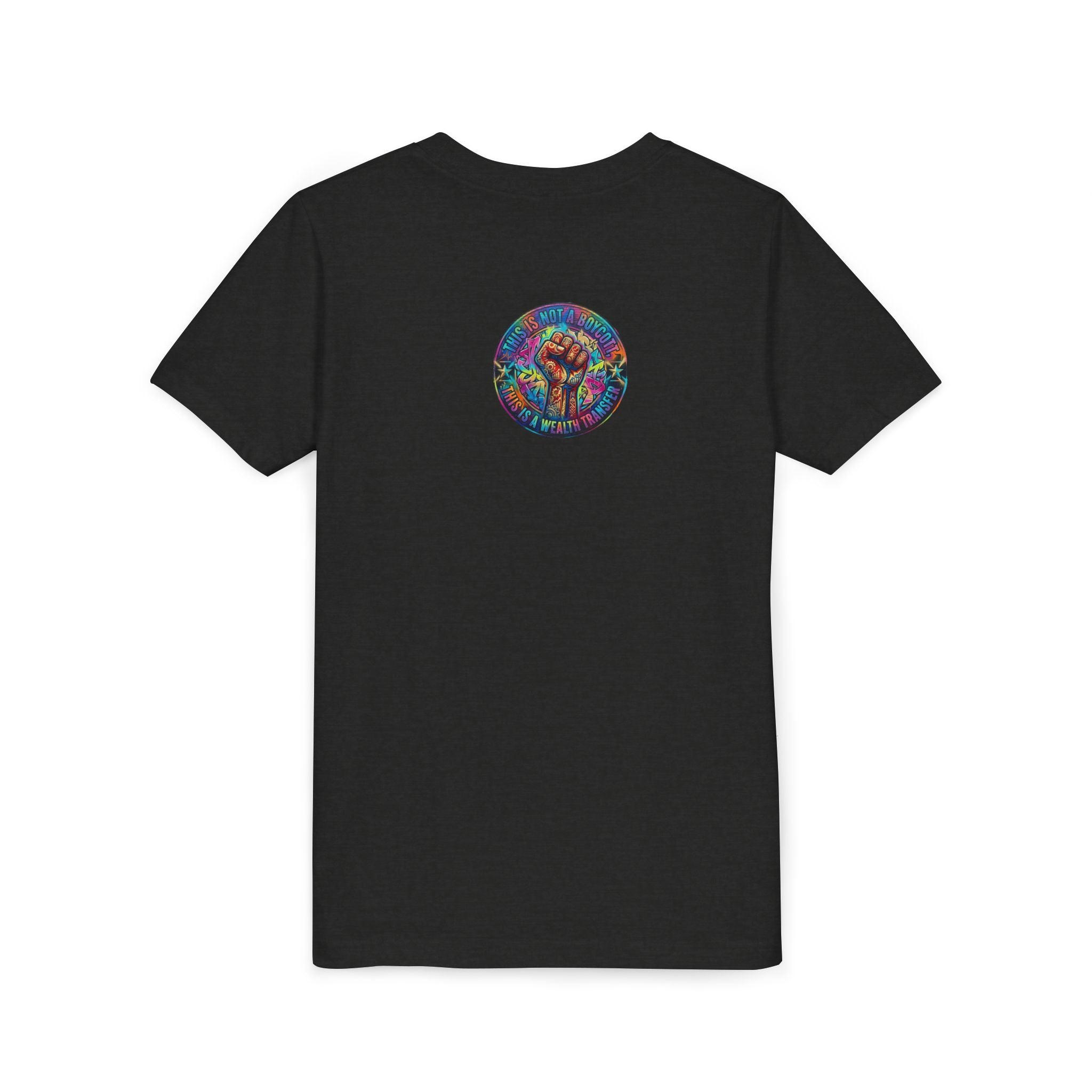 Youth Trophy Lightning Tee — Winning Kids' Short Sleeve Shirt with Stars & Confetti