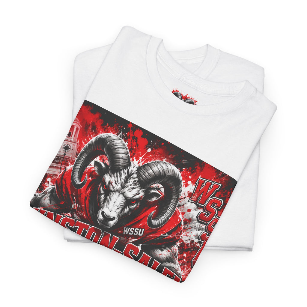 Winston‑Salem State Rams Ram Head Tee — Bold College Spirit T‑Shirt