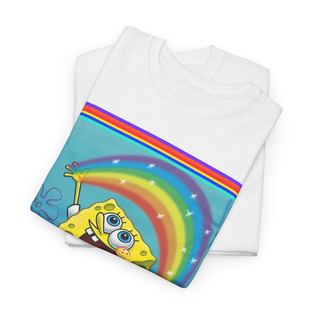 SpongeBob Rainbow SquarePants T-Shirt — Nickelodeon Graphic Tee