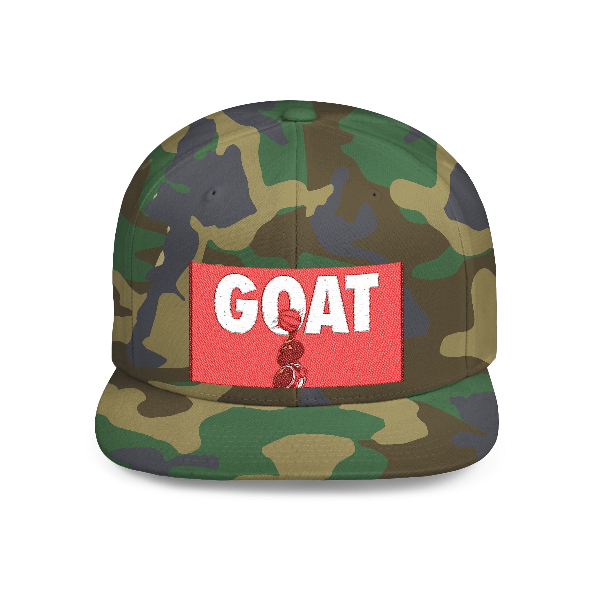 Copy of Flat Bill Snapback Hat — Retro Dance Crew Graphic Cap