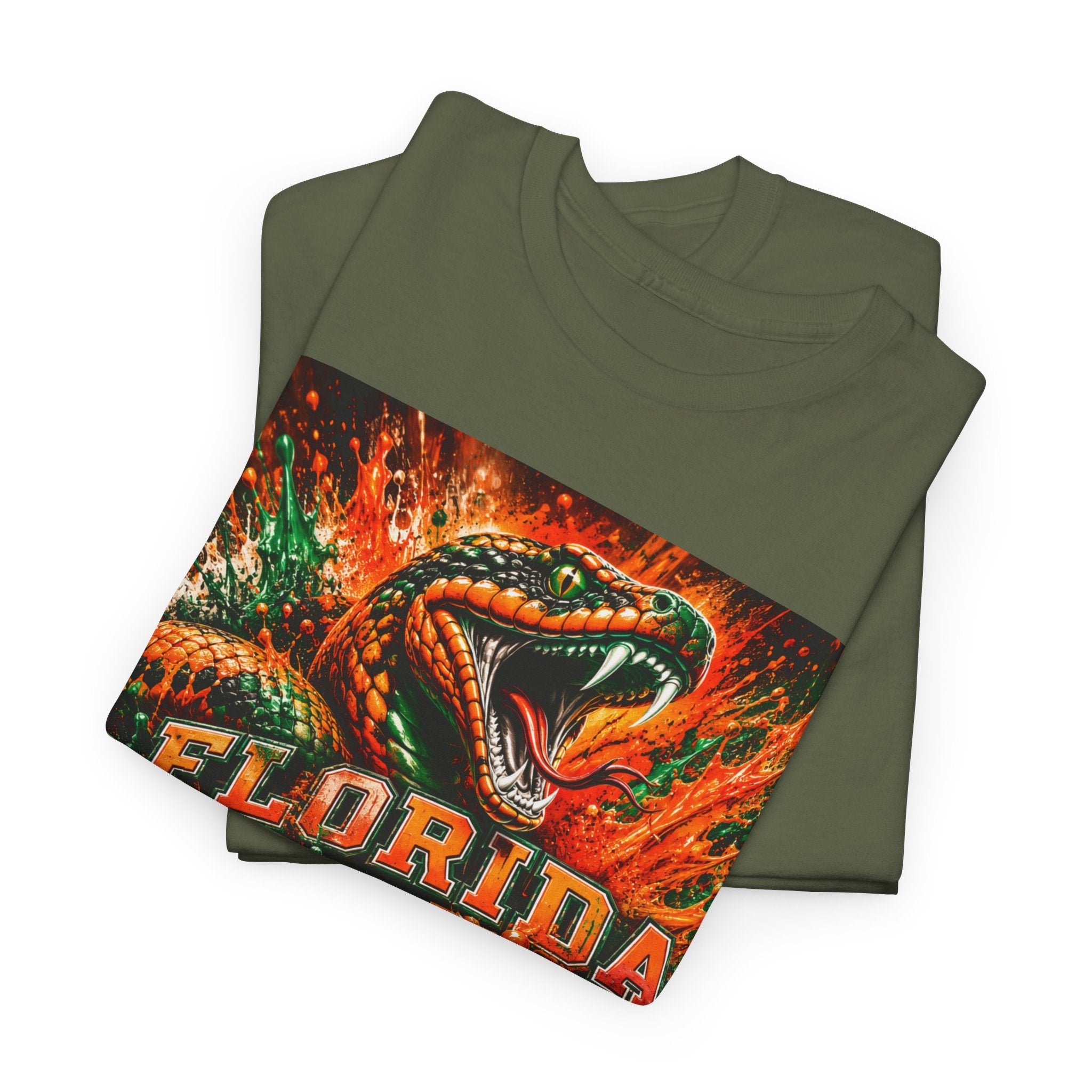 Florida A&M University Rattler Tee — Vintage Snake Mascot College T-Shirt