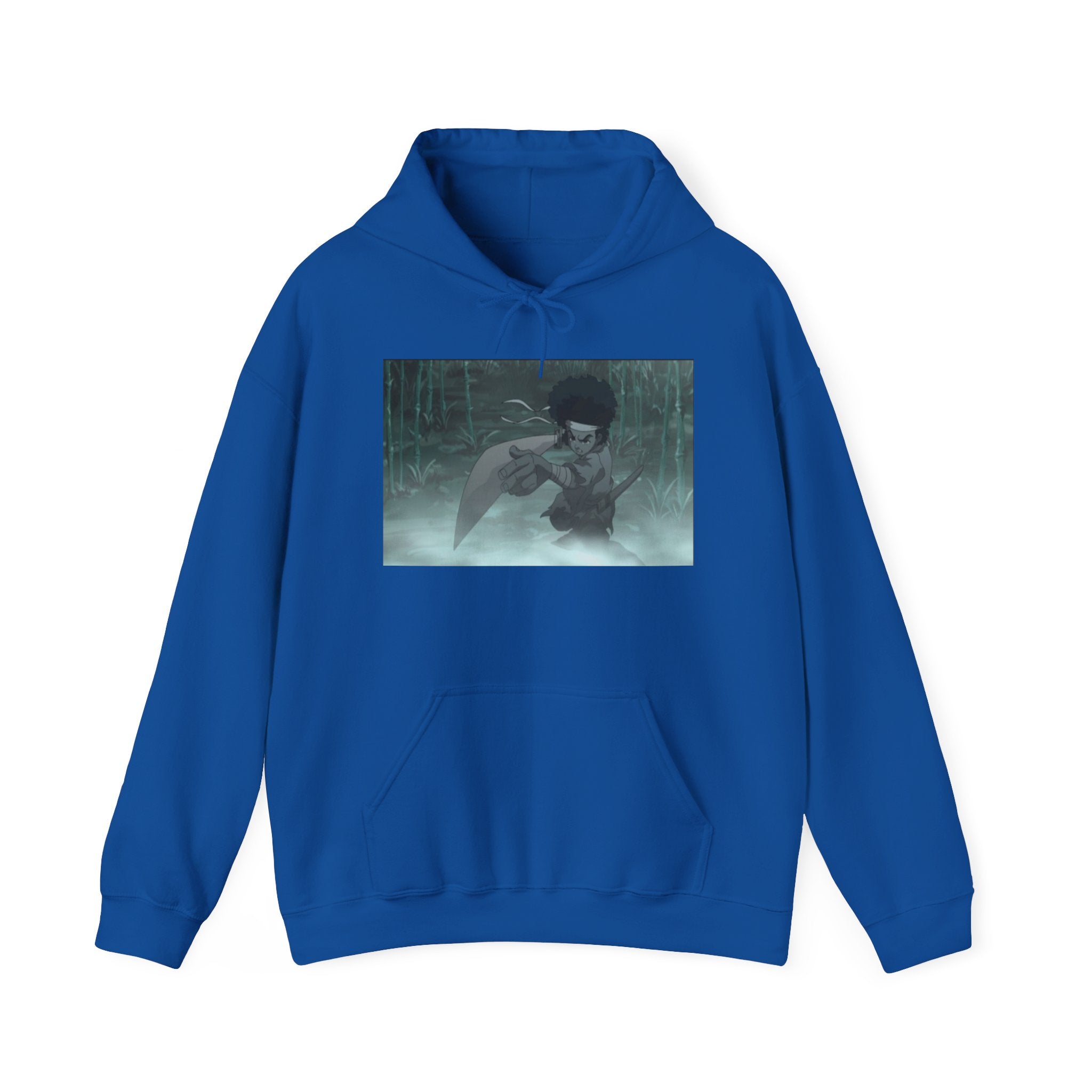 Moody Forest Angel Hoodie — Ethereal Wings Graphic Sweatshirt