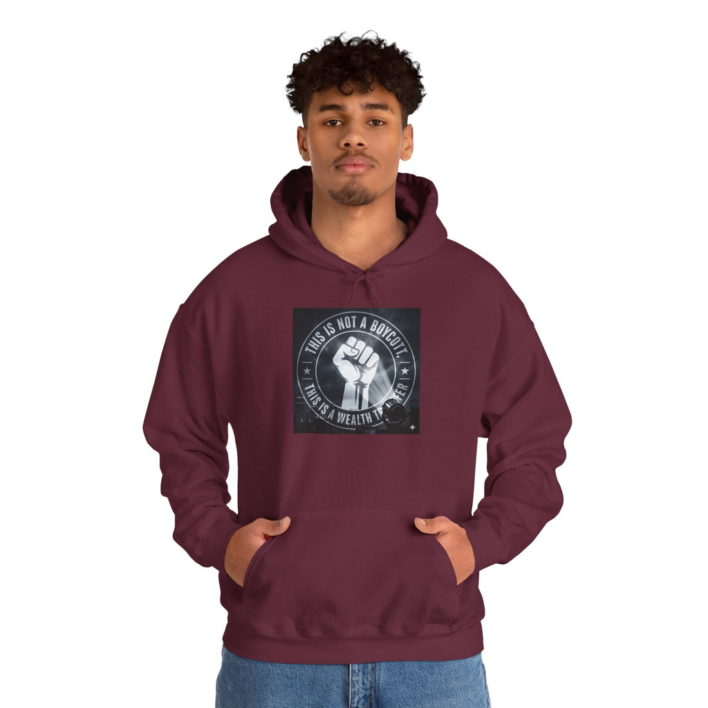 Hoodie — "This Is Not a Moment" Raised Fist Social Justice Pullover